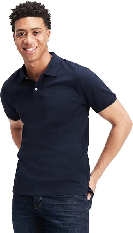 Men's Stretch Pique Polo Shirt