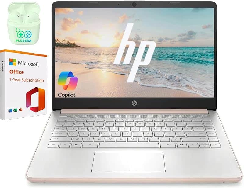 14" Business Laptop Computer with 1-Year Office 365, Intel Quad-Core N150 Processor, 4GB…