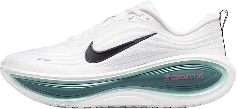 Vomero Plus Men's Road Running Shoes (White/Mineral Slate/Hyper Pink/Black)