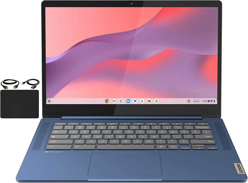 Flagship Chromebook, 14'' FHD Touchscreen Slim Thin Light Laptop Computer, 8-Core MediaTe…