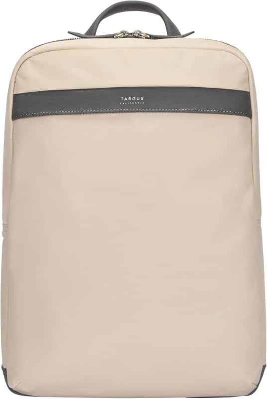 15" Newport Laptop Backpack, Tan - Men’s and Women’s Fashion Forward Backpack for Busines…