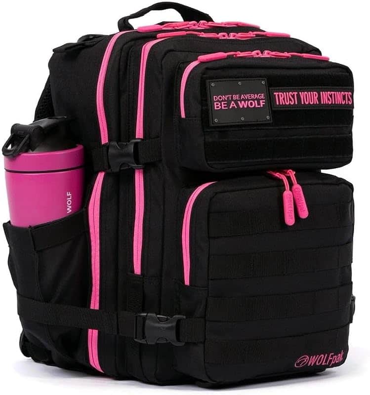 WOLFpak 25L Athletic Gym Backpack - Durable 1000D Waterproof Oxford Material with MOLLE W…