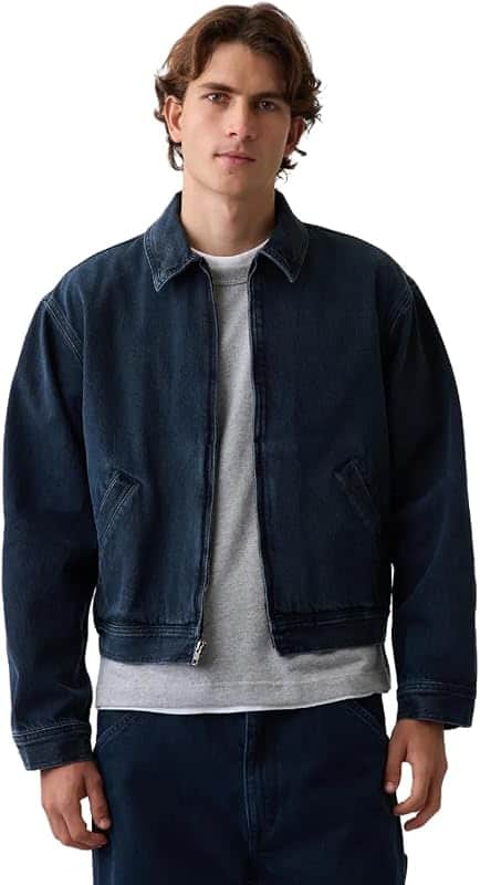 Men's Denim Utility Jacket