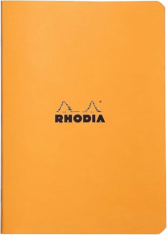 Staplebound Orange Lined Notebook 14.8 X 21cm (119188C)