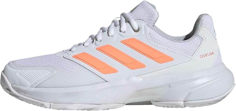 Womens Courtjam Control 3 Tennis Sneakers Shoes - White