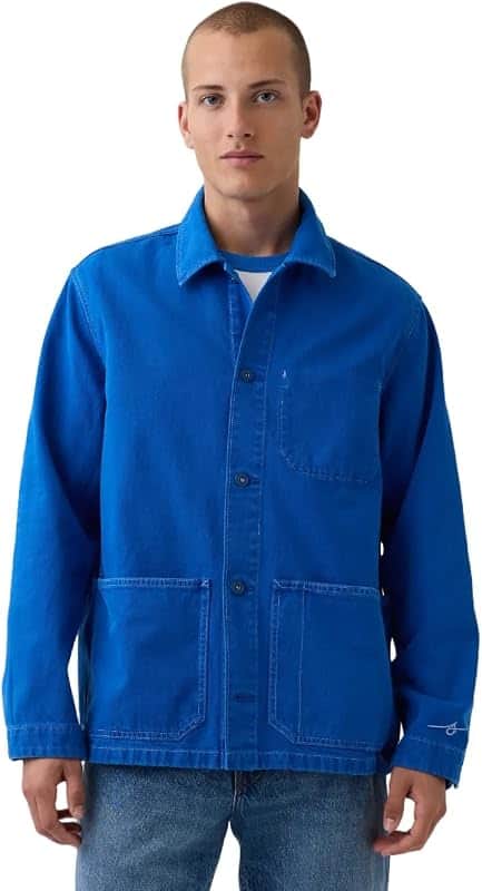 Men's Get Blue Denim Chore Jacket