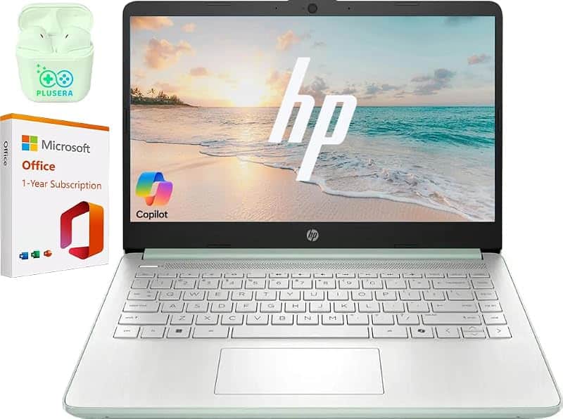 14" Business Laptop Computer with 1-Year Office 365, Intel Quad-Core N150 Processor, 4GB…