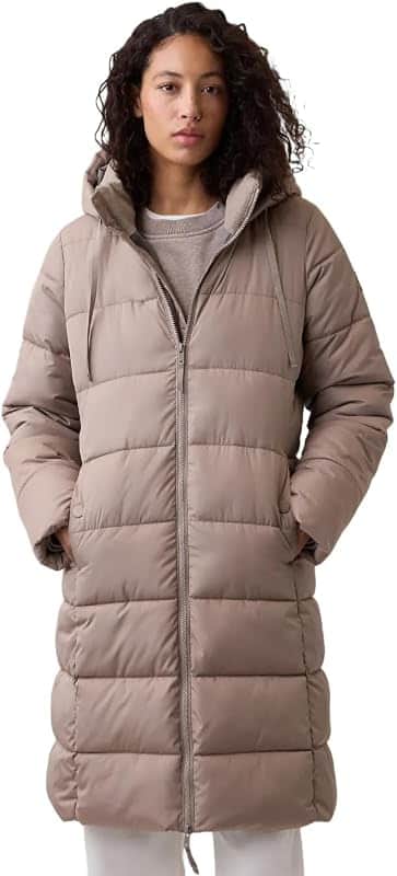 Women's Logo Long Puffer Coat