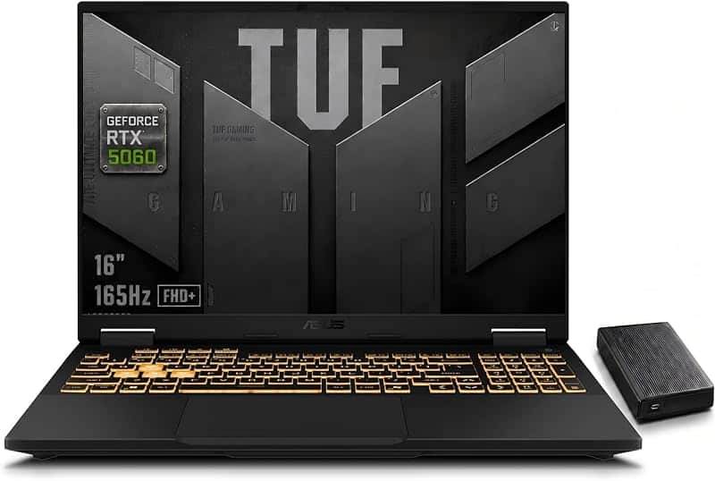 TUF F16 (2025) Gaming Laptop, 16" 165Hz FHD+ Display, 115W Max TGP RTX 5060, Intel Core i…