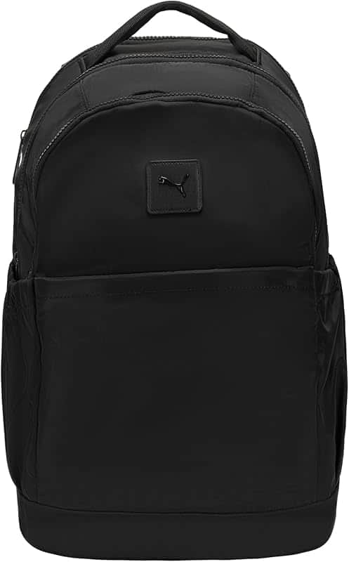 Women's Candid Nylon Backpack with Laptop Compartment, Luggage Strap & Key Clip, Black, O…