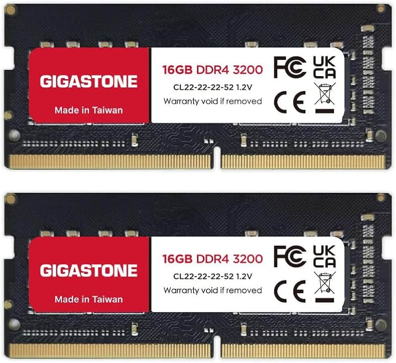 【DDR4 RAM Laptop Only】 GIGASTONE 32GB Kit (2x16GB) DDR4 3200MHz (2933MHz or 2666MHz) PC4-…