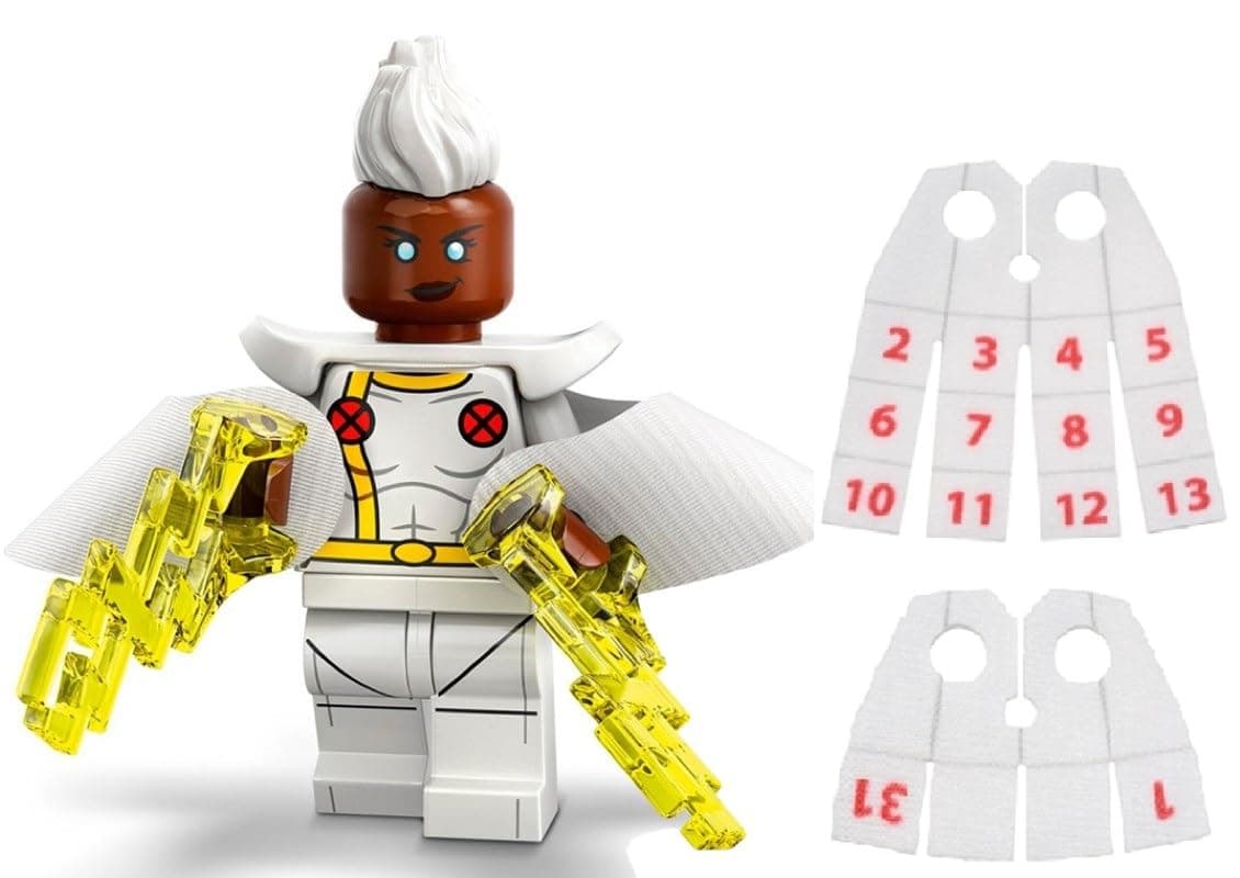 Marvel Series 2 Minifigure: Storm Minifigure Calendar Man Capes - Superheroes 71039
