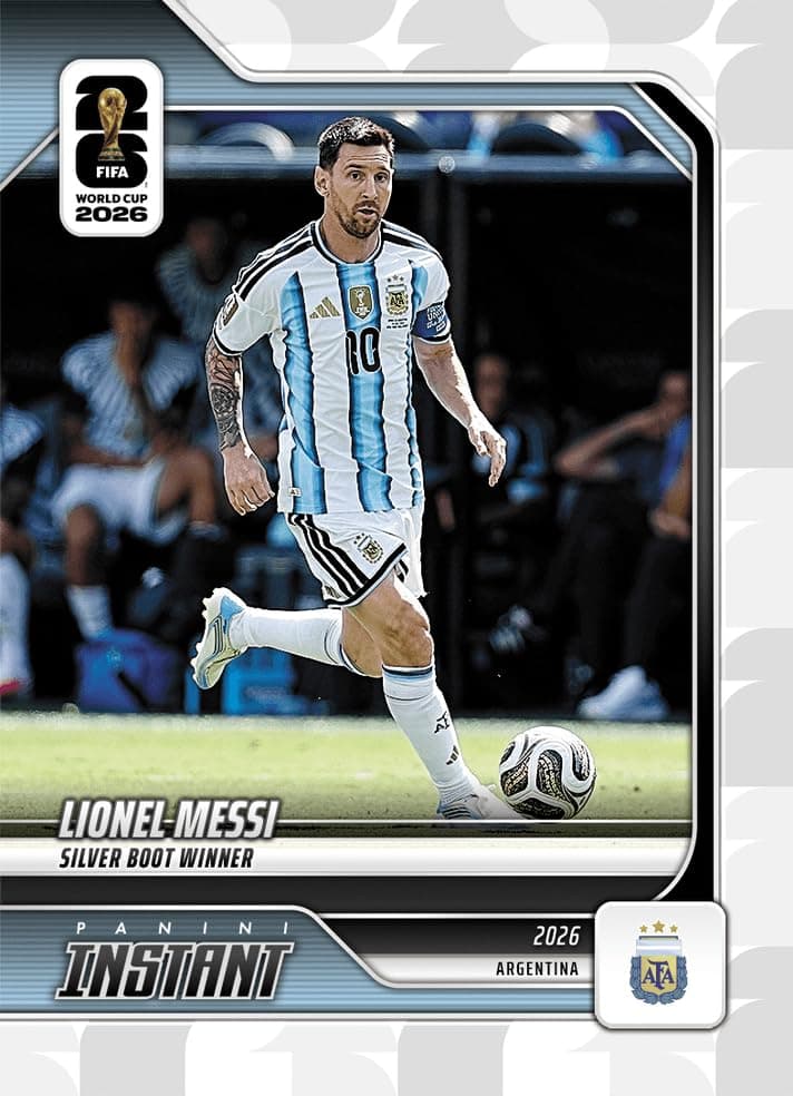 2026 Panini Instant FIFA World Cup Lionel Messi #254 Silver Boot Winner Argentina Soccer…