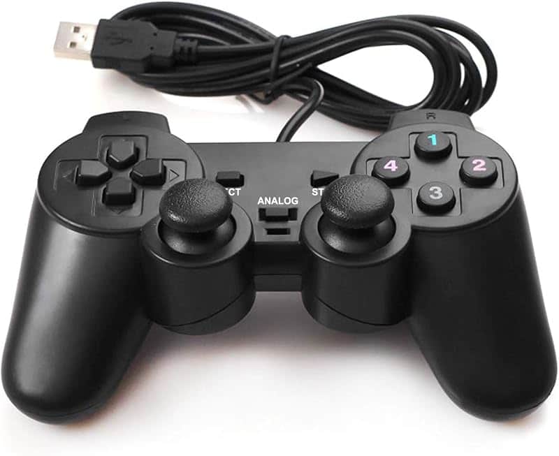 USB Wired Game Controller for Windows PC/Raspberry Pi Remote Controller Gamepad Gaming Jo…