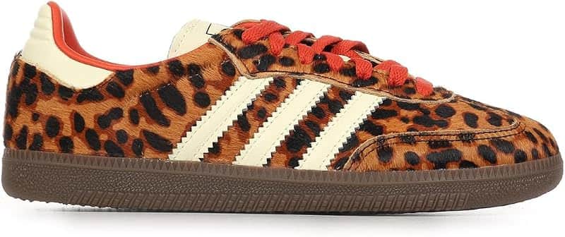 Samba OG Womens Sneaker (Leopard Print Gum, 9)