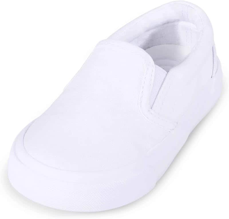 Toddlers Shoes Kids Canvas Sneakers Slip-on Causal Running Tennis Shoes for Boys Girls