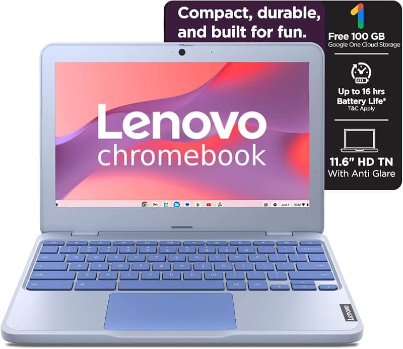 Chromebook 11IJL9 (100e Gen 3) 11.6" Intel Celeron Dual-Core N4500 4GB Memory 64GB eMMC S…