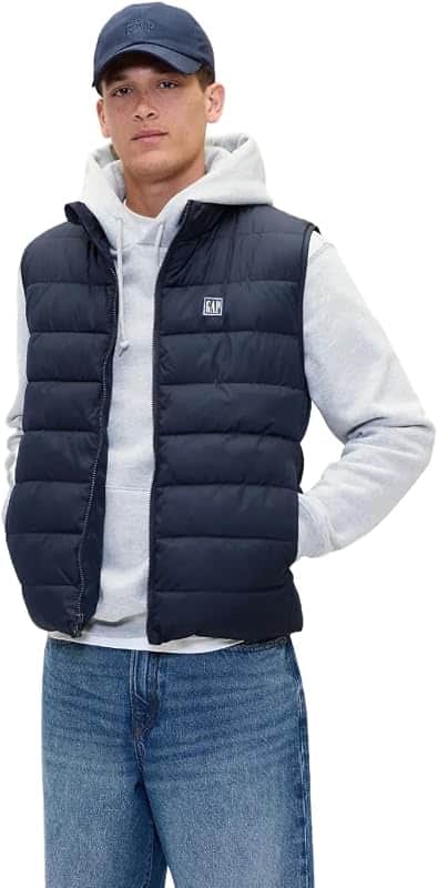 Men's Logo Lightweight Puffer Vest