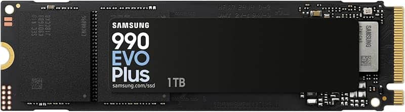 SSD 990 EVO Plus 1TB, PCIe Gen 4x4 | 5x2 M.2 2280, Up to 7,150 MB/s | NVMe Internal Solid…