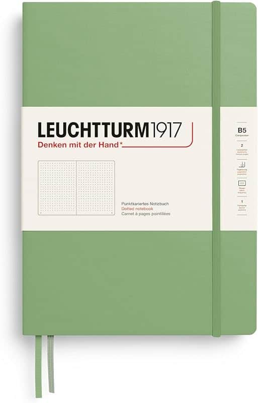 LEUCHTTURM1917 - Notebook Hardcover Composition B5-219 Numbered Pages for Writing and Jou…