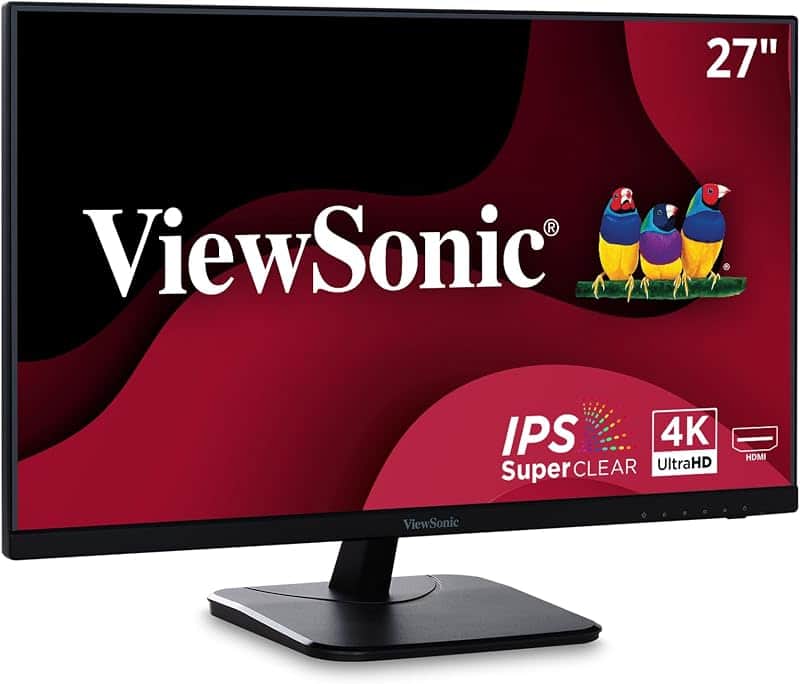 ViewSonic VA2756-4K-MHD 27 Inch 4K UHD Computer Monitor, IPS, HDR10, HDMI | 4K UHD, HDR10…