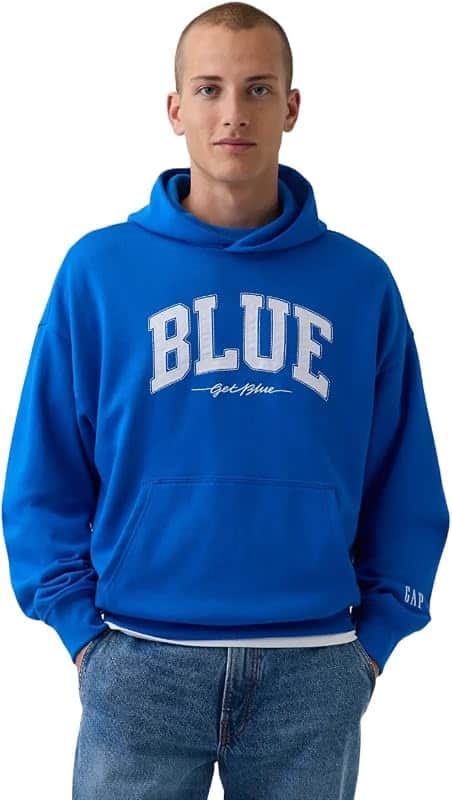 Men's Get Blue Heavyweight Hooded Pullover