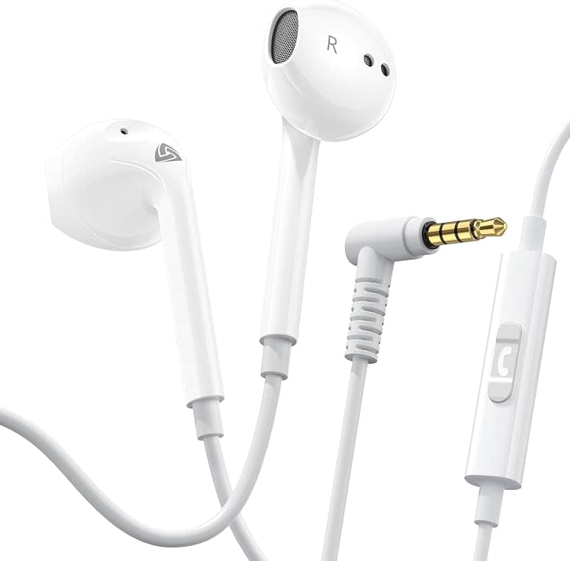 LUDOS Zenith Wired Earbuds in-Ear Headphones, 5 Year Warranty, Earphones with Microphone,…