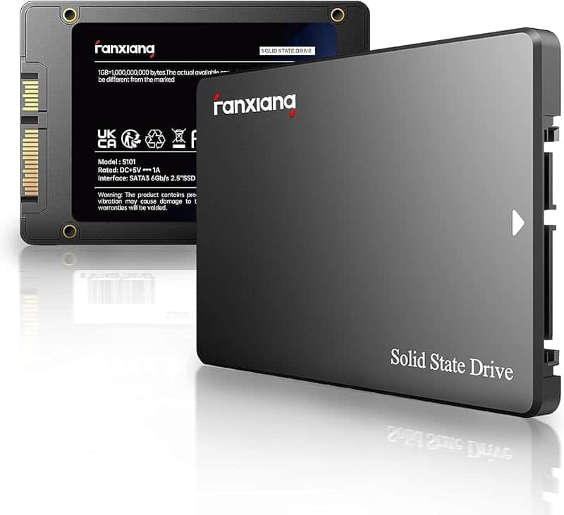 S101 1TB SSD SATA SSD 1TB Internal Solid State Drive SATA III 6Gb/s 2.5" SSD, UP to 520MB…