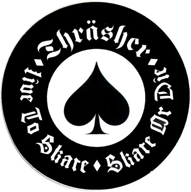 Thrasher Magazine Skateboard Sticker - Sticker Graphic - Auto, Wall, Laptop, Cell, Truck…