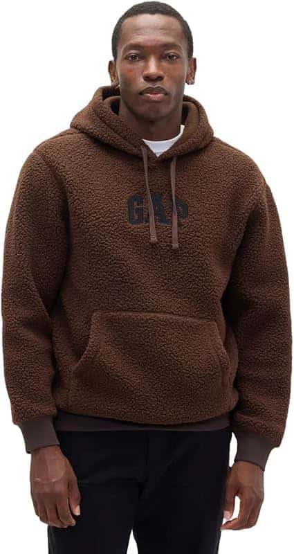 Men's Pullover Teddy Hooded Sweatshirt
