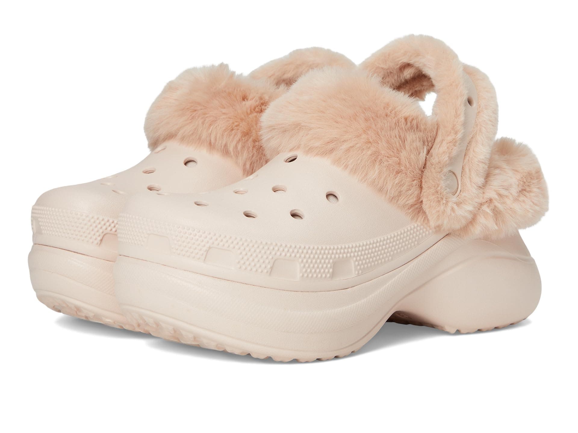 Women's Bae Lined Clogs, Fuzzy Platform Slippers