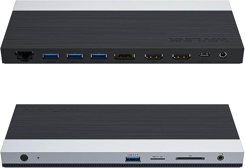 Docking Station Dual Monitor Triple Display for Laptop