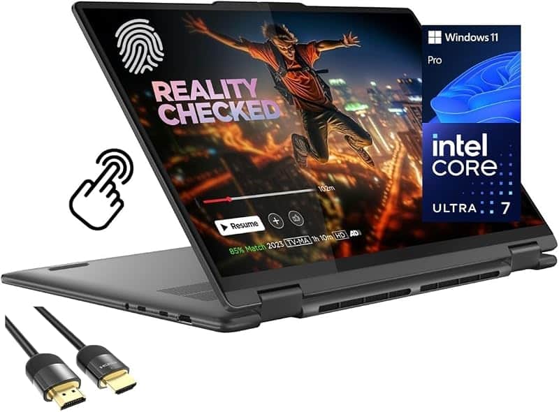 Yoga 7i 2-in-1 Laptop, 16" 2K Touchscreen Display, Core Ultra 7 155U