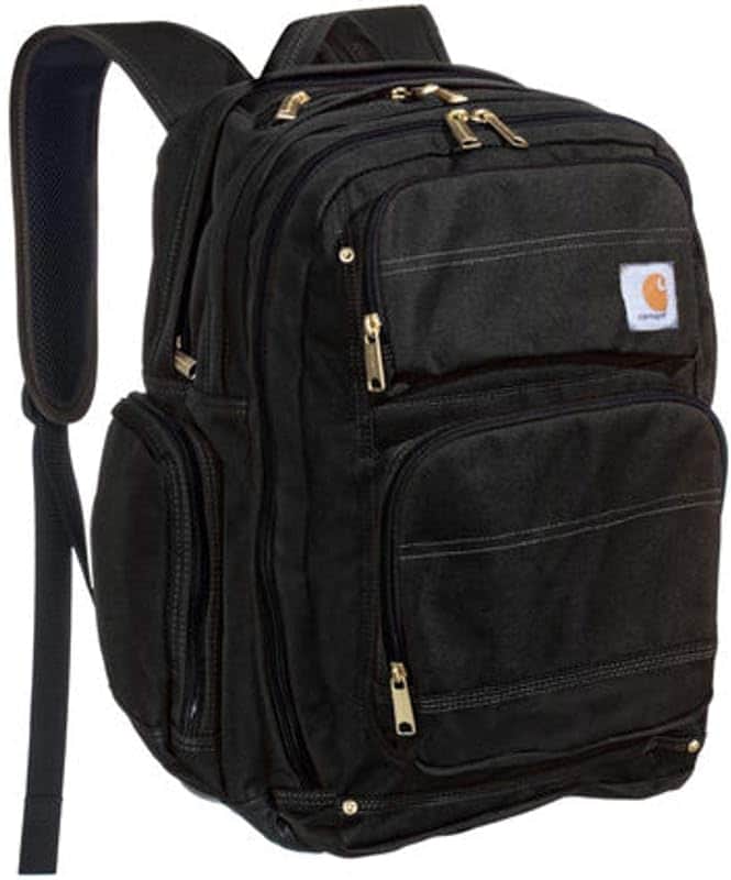 Legacy Deluxe Work Backpack with 17-Inch Laptop Compartment, Black