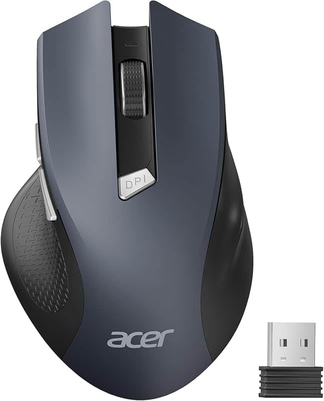 Wireless Mouse for Laptop, 2.4GHz Computer Mouse 3 Adjustable 1600 DPI | Office Cordless…