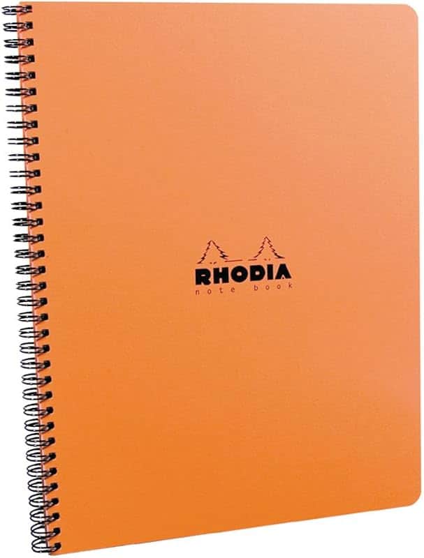 Orange Meeting Notebook 16 x 21 cm,