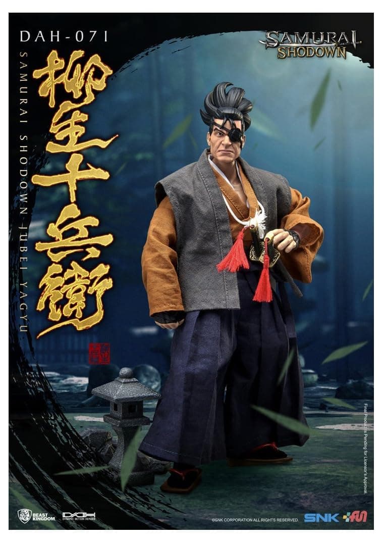 Beast Kingdom Samurai Shodown: Jubei Yagyu DAH-071 Dynamic 8ction Action Figure,Multicolor
