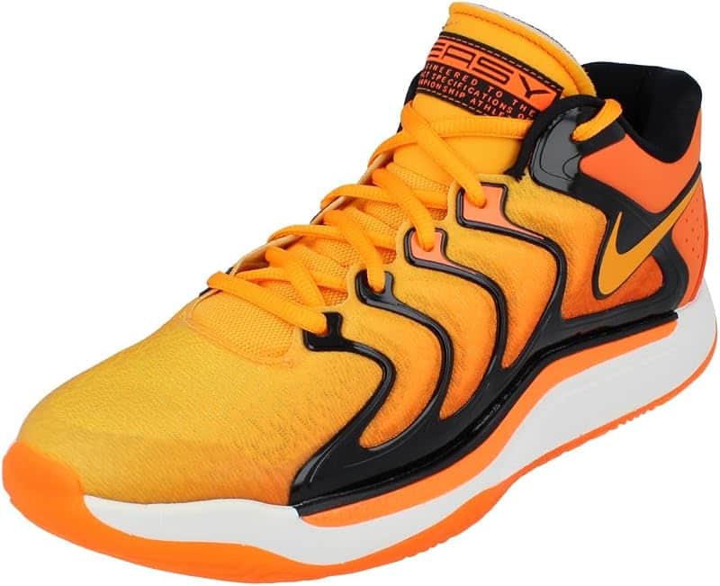 KD17 Mens Basketball Trainers FJ9487 Safety Orange Sundial 800