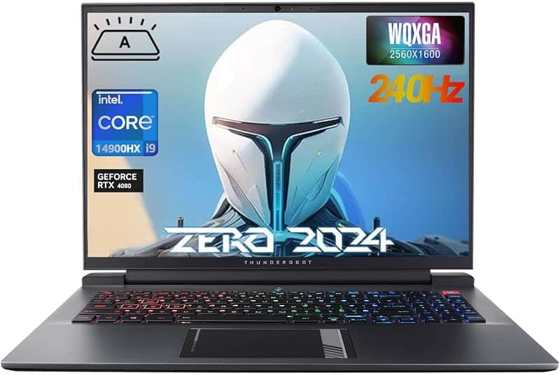 Zero 16 i9 4080 Gaming Laptop, 16" QHD+ 240Hz 2.5K Display, 14th Gen Intel Core i9-14900H…