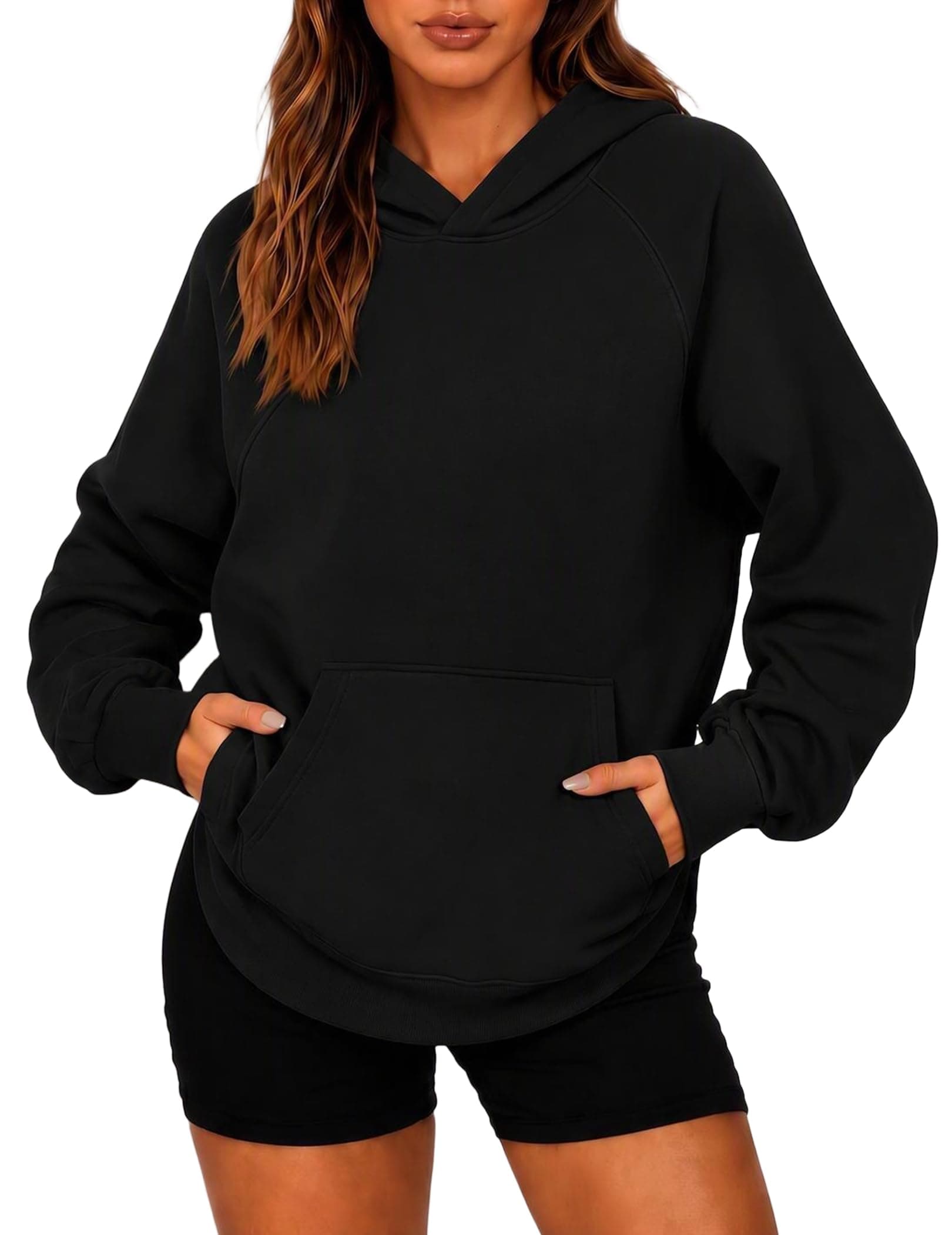 Womens Oversized Hoodies Pullover Fleece Hooded Sweatshirt Trendy