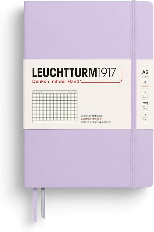LEUCHTTURM1917 - Notebook Hardcover Medium A5-251 Numbered Pages for Writing and Journali…