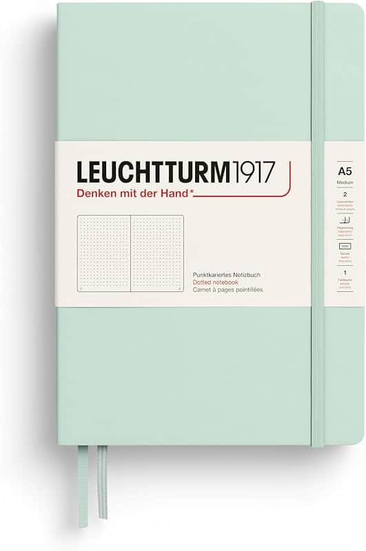 LEUCHTTURM1917 - Notebook Hardcover Medium A5-251 Numbered Pages for Writing and Journali…