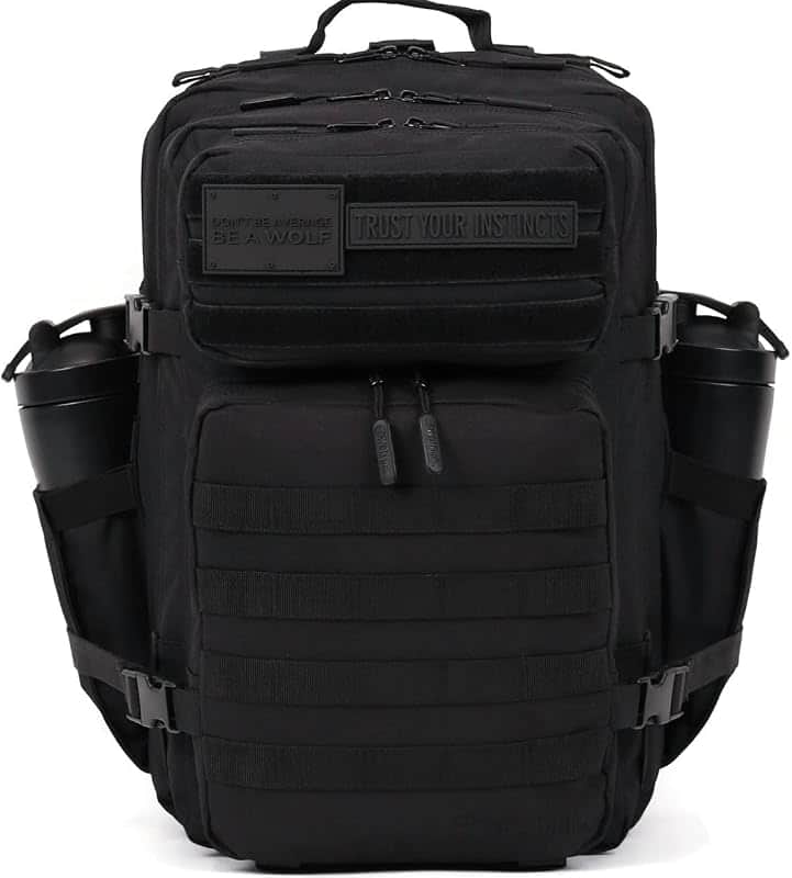 WOLFpak 45L Athletic Gym Backpack - Durable 1000D Waterproof Oxford Material with MOLLE W…