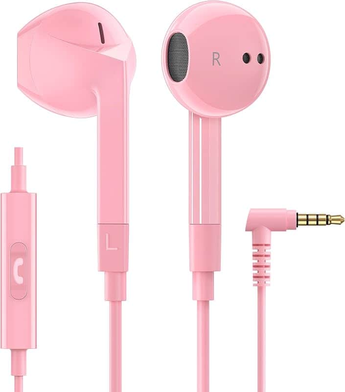 LUDOS FEROX Wired Earbuds in-Ear Headphones, 5 Year Warranty, Earphones with Microphone,…
