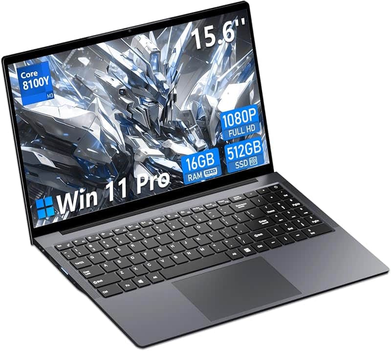 DUNHOO Laptop, 2026 15.6” Laptop Computer with Core M3-8100Y Processor(up to 3.4 GHz), 16…