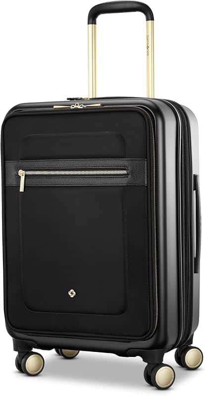 Mobile Solutions 2 Carry-On Luggage, Expandable Spinner Suitcase with Laptop Compartment,…