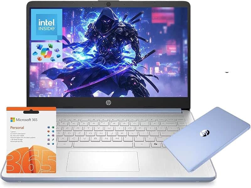 14" Laptop, Intel Processor N150 (Beat i3) 4GB RAM 128GB UFS 1-Year Office 365 Copilot AI…
