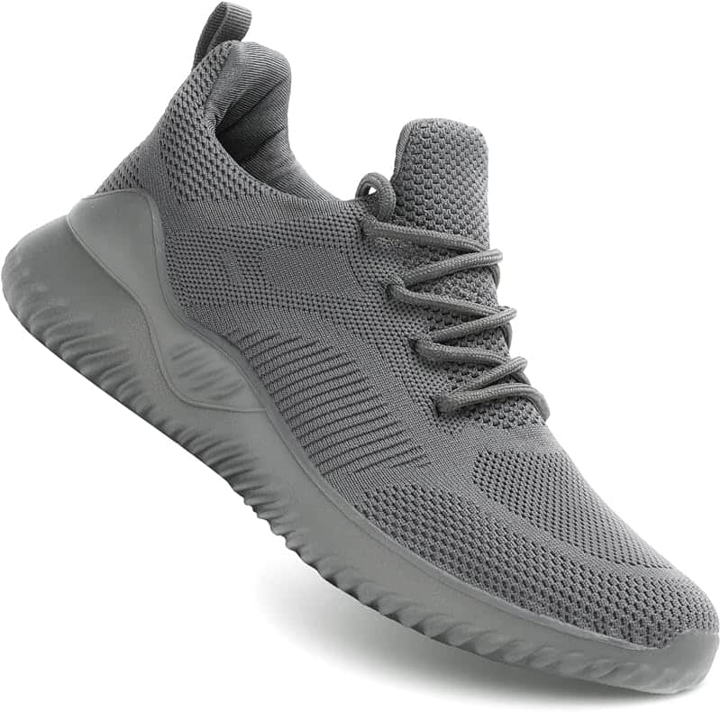 Men's Non Slip Running Shoes Ultra Light Breathable Casual Walking Shoes Fashion Sneakers…