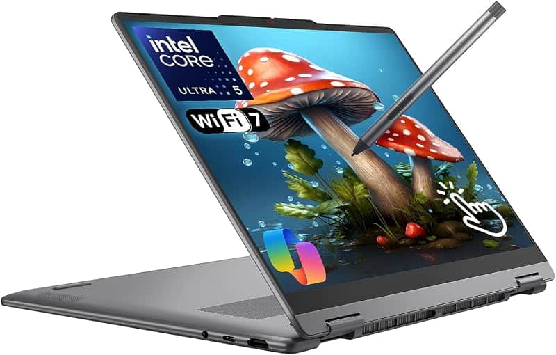 Yoga 7i 2 in 1 Laptop, 14" 2K OLED Touchscreen, Intel Core Ultra 5