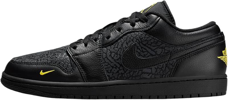Air Jordan 1 Low SE Men's Shoes (Black/Anthracite/Tour Yellow)